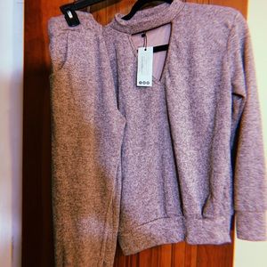 Matching joggers and sweater